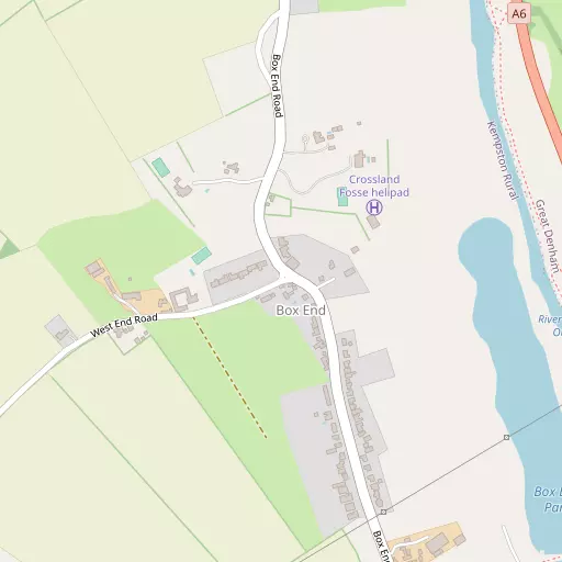 Map of Box End