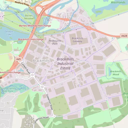 Map of Brackmills