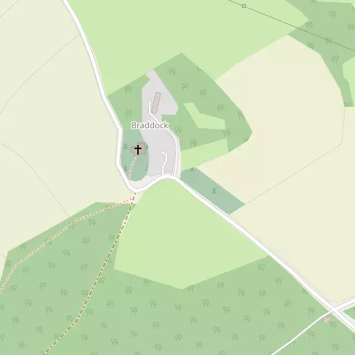 Map of Braddock