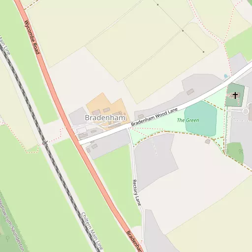 Map of Bradenham