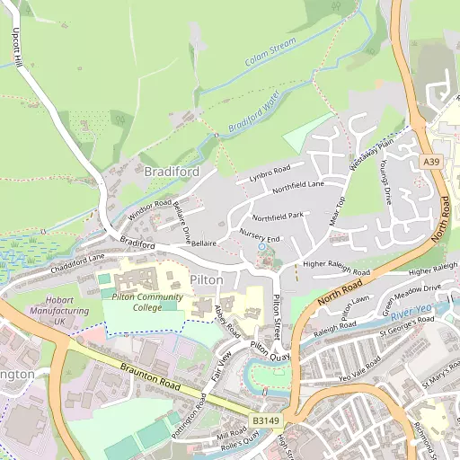 Map of Bradiford