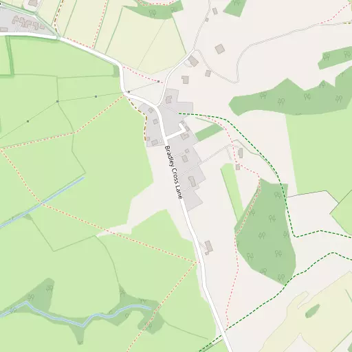 Map of Bradley Cross