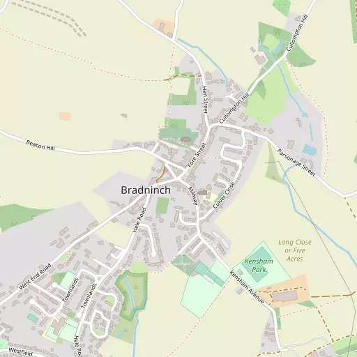 Map of Bradninch