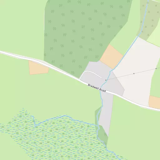 Map of Bradwell