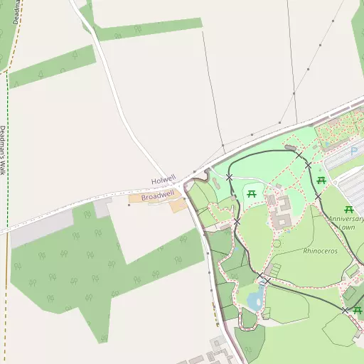 Map of Bradwell Grove