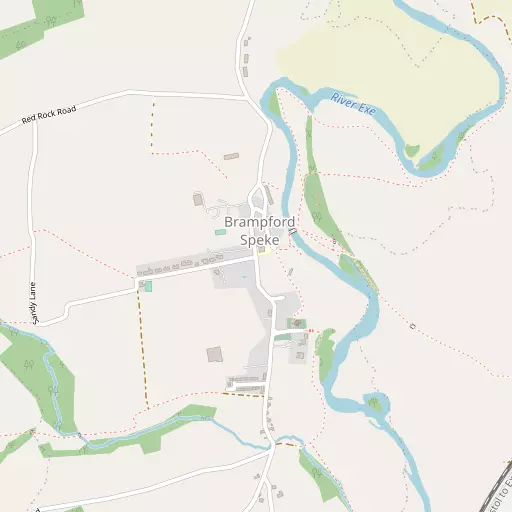 Map of Brampford Speke