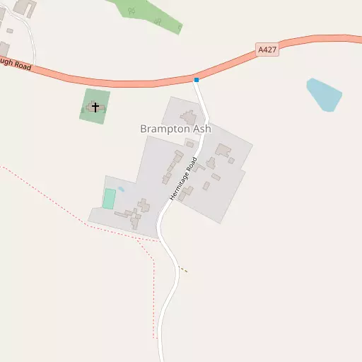 Map of Brampton Ash