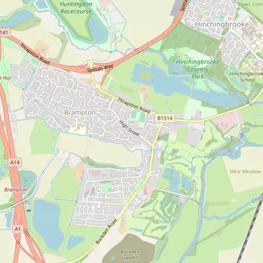 Map of Brampton