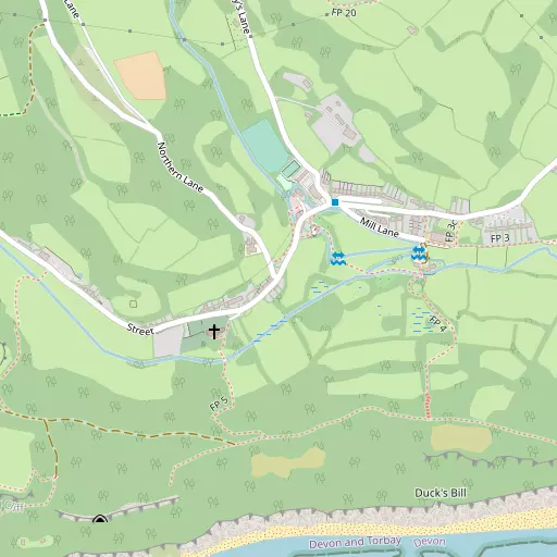 Map of Branscombe