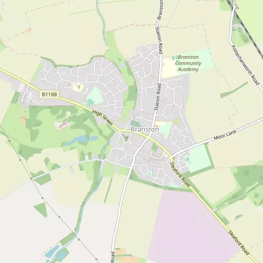 Map of Branston