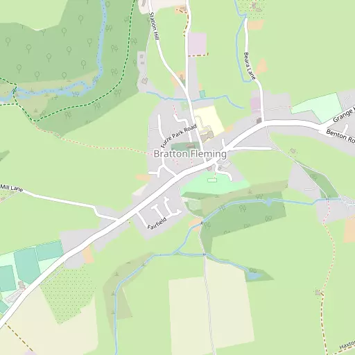 Map of Bratton Fleming