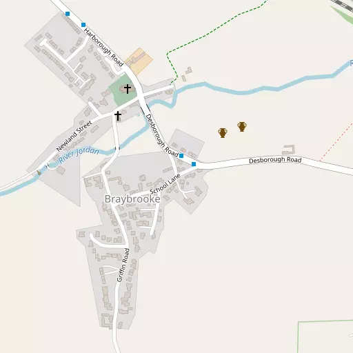 Map of Braybrooke