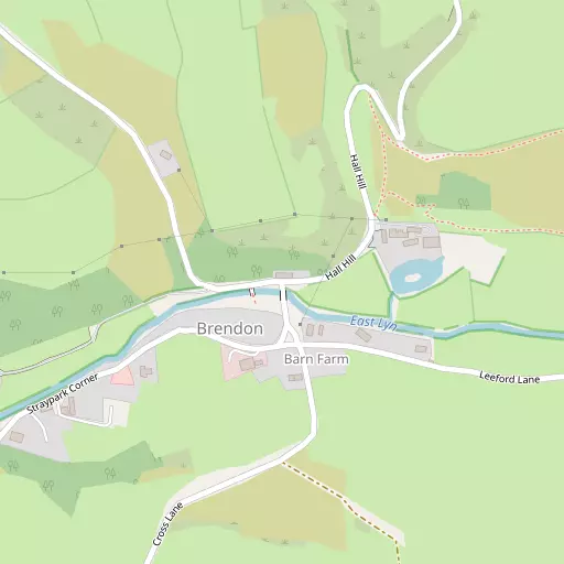 Map of Brendon