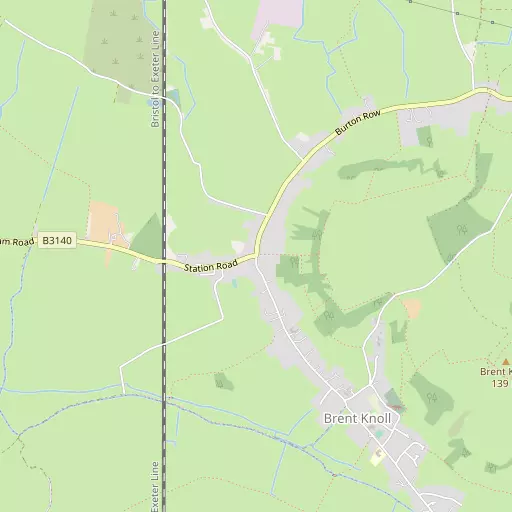 Map of Brent Knoll