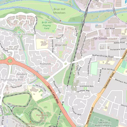 Map of Briar Hill