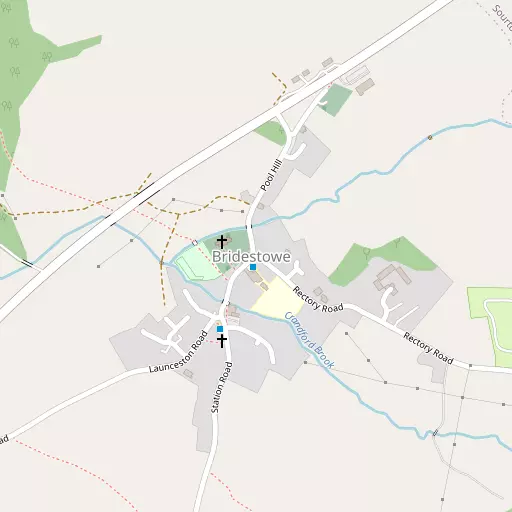 Map of Bridestowe