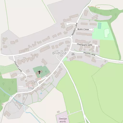 Map of Bridford