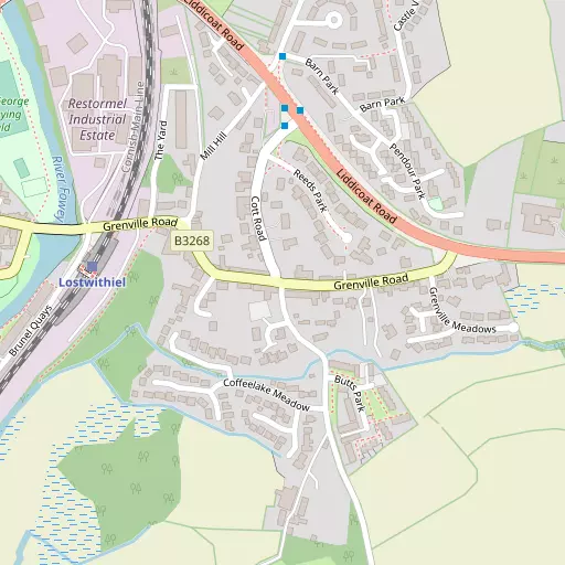 Map of Bridgend