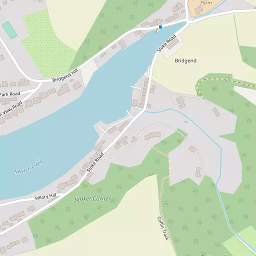 Map of Bridgend