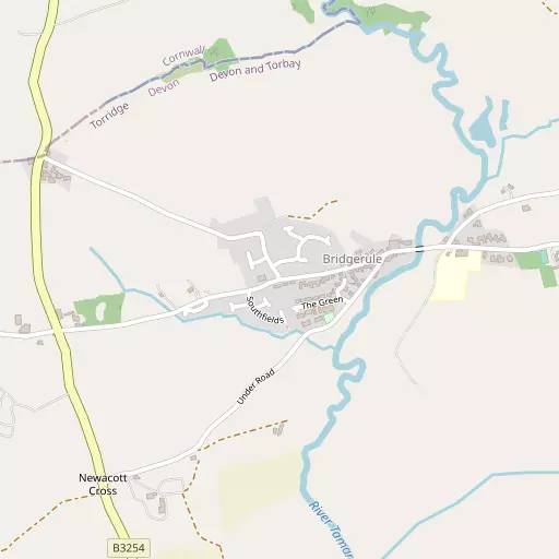 Map of Bridgerule