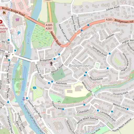 Map of Bridgetown