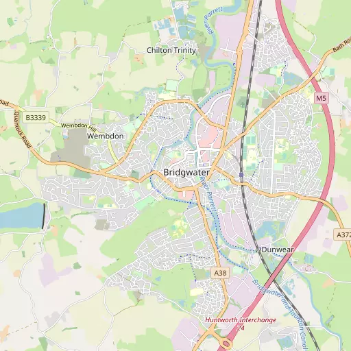 Map of Bridgwater