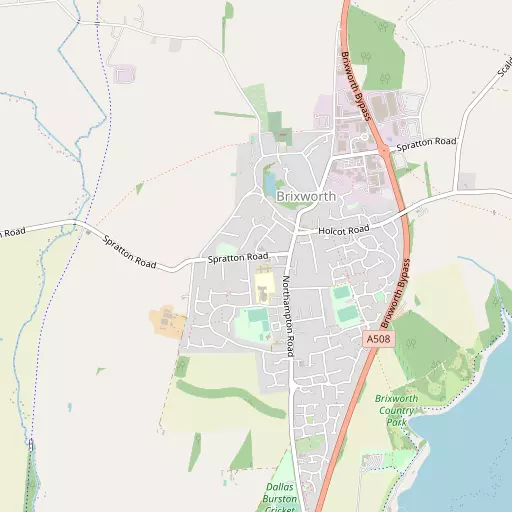 Map of Brixworth