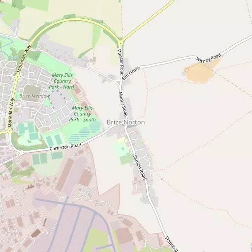 Map of Brize Norton