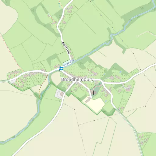 Map of Broadhembury