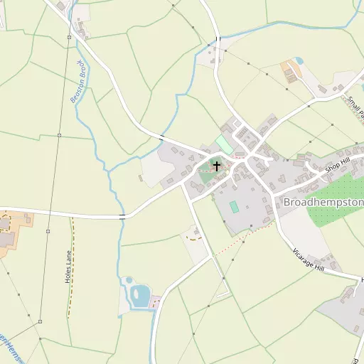 Map of Broadhempston
