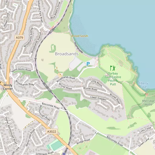 Map of Broadsands