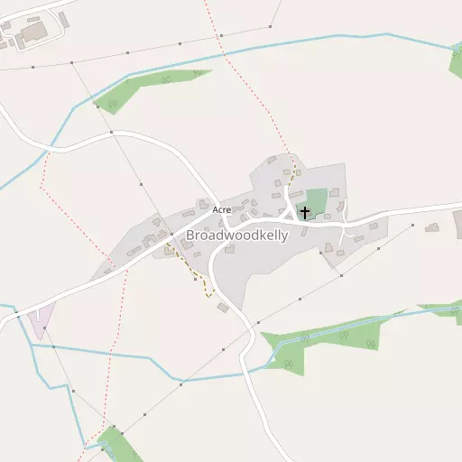 Map of Broadwoodkelly