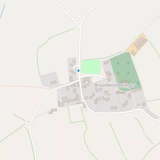 Map of Broadwoodwidger
