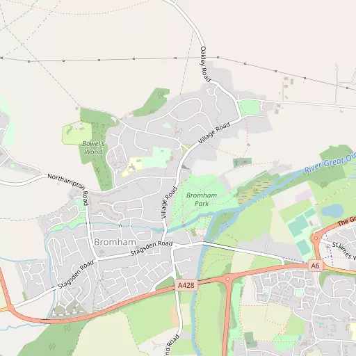 Map of Bromham
