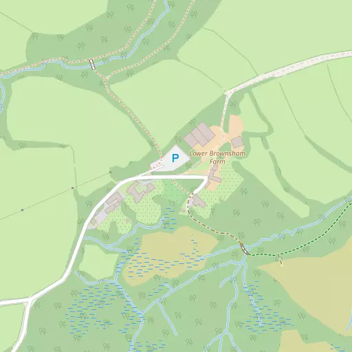 Map of Brownsham