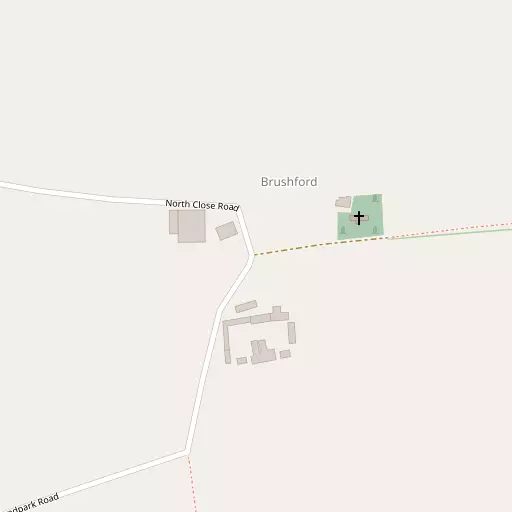 Map of Brushford