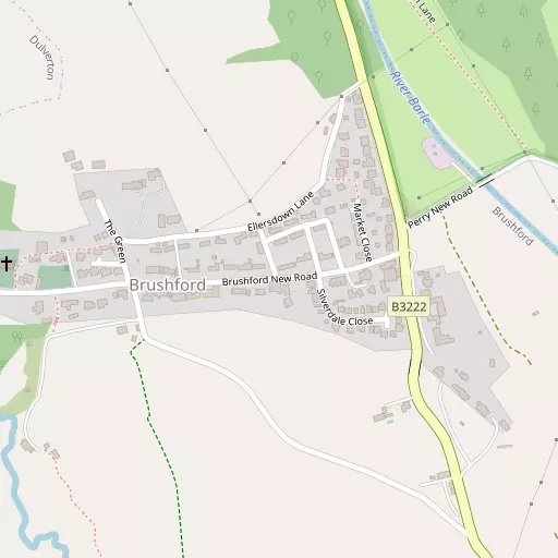 Map of Brushford
