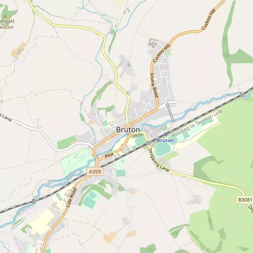 Map of Bruton