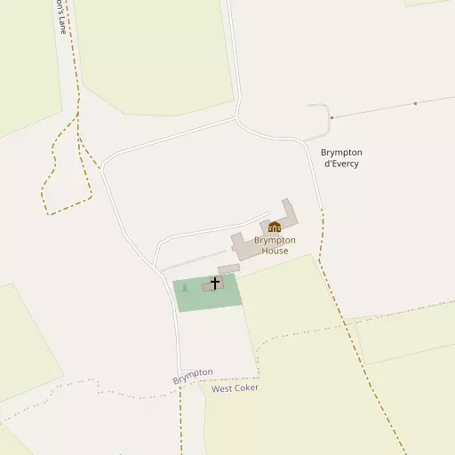 Map of Brympton d'Evercy