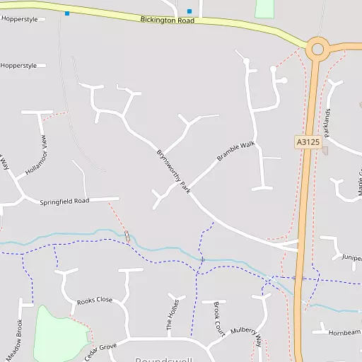 Map of Brynsworthy Park