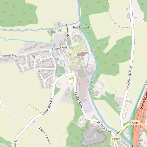Map of Buckfast