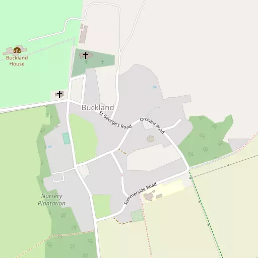 Map of Buckland