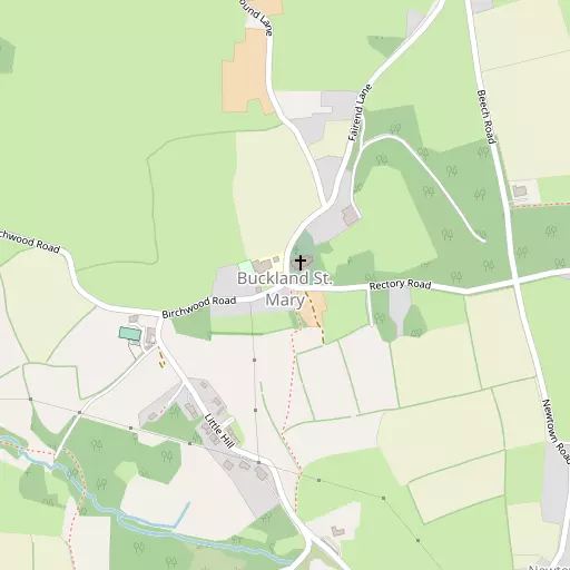 Map of Buckland St Mary