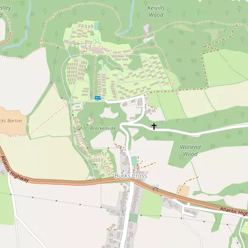 Map of Buck's Cross