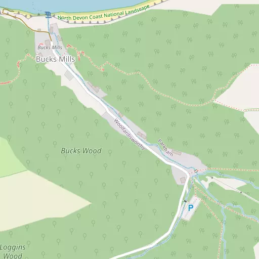 Map of Buck's Mills