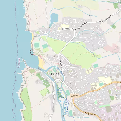 Map of Bude