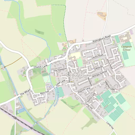 Map of Bugbrooke