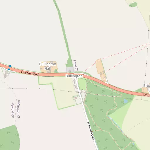 Map of Bullington