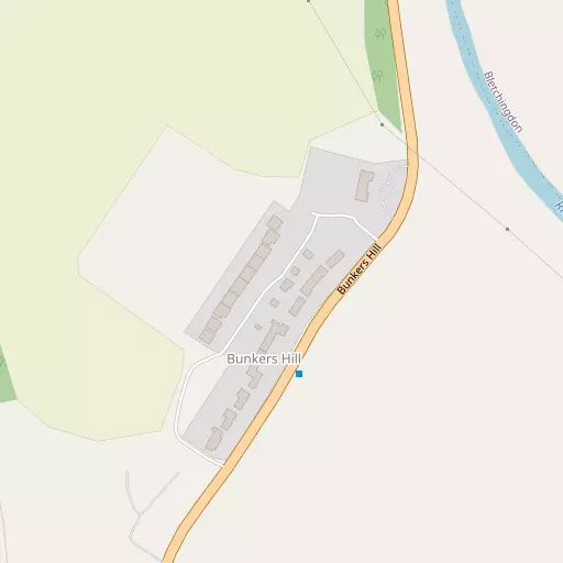 Map of Bunkers Hill