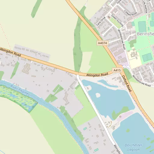 Map of Burcot